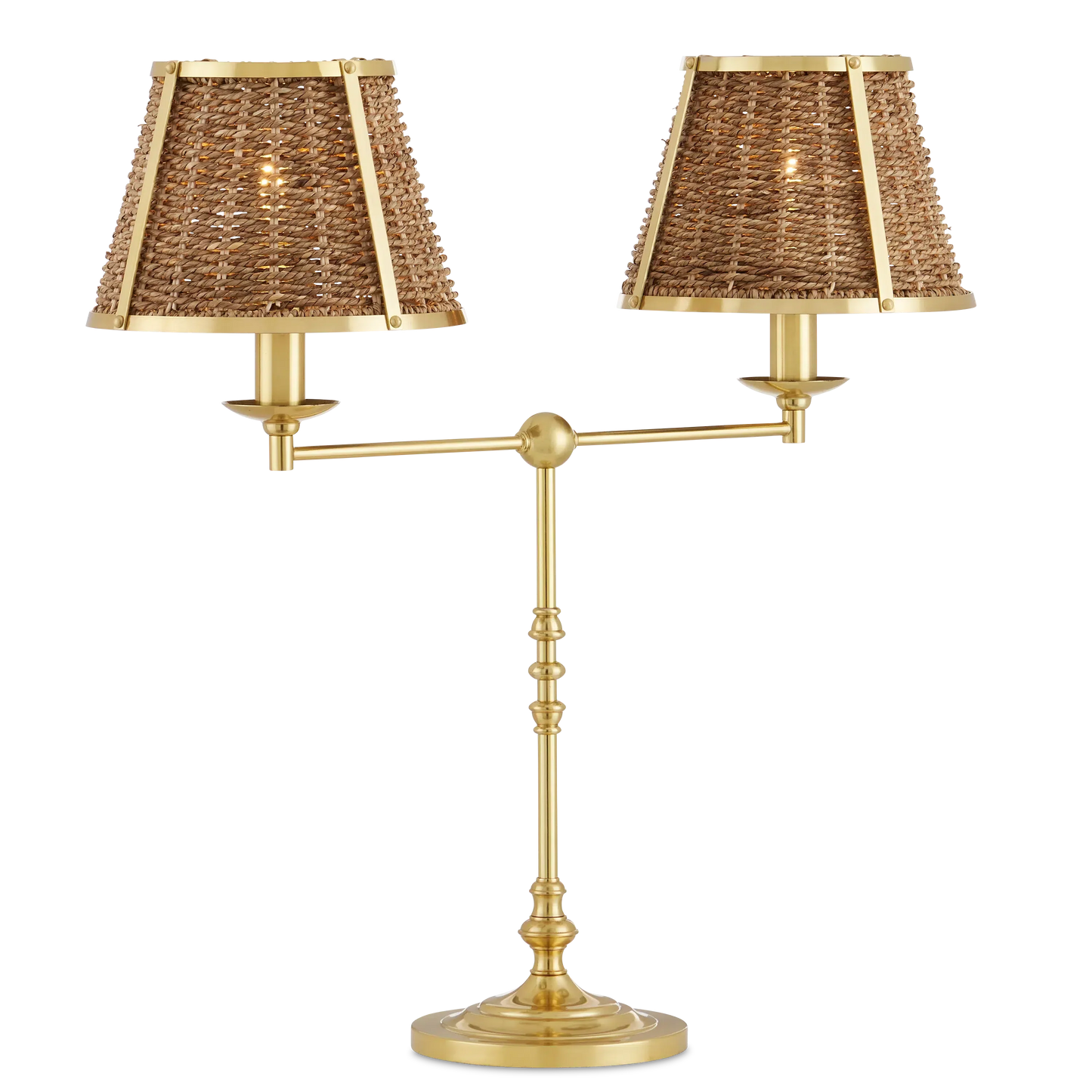 Deauville Desk Lamp-Table Lamps-Currey & Co-Sideboards and Things