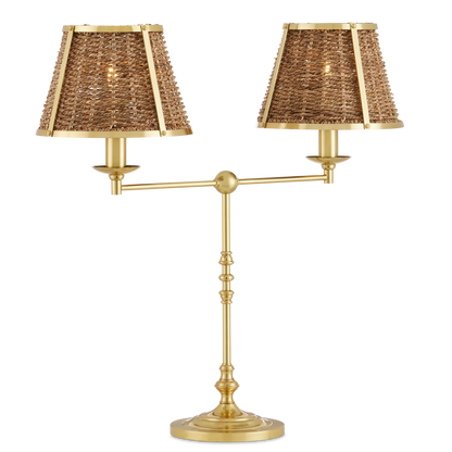 Deauville Desk Lamp-Table Lamps-Currey & Co-Sideboards and Things