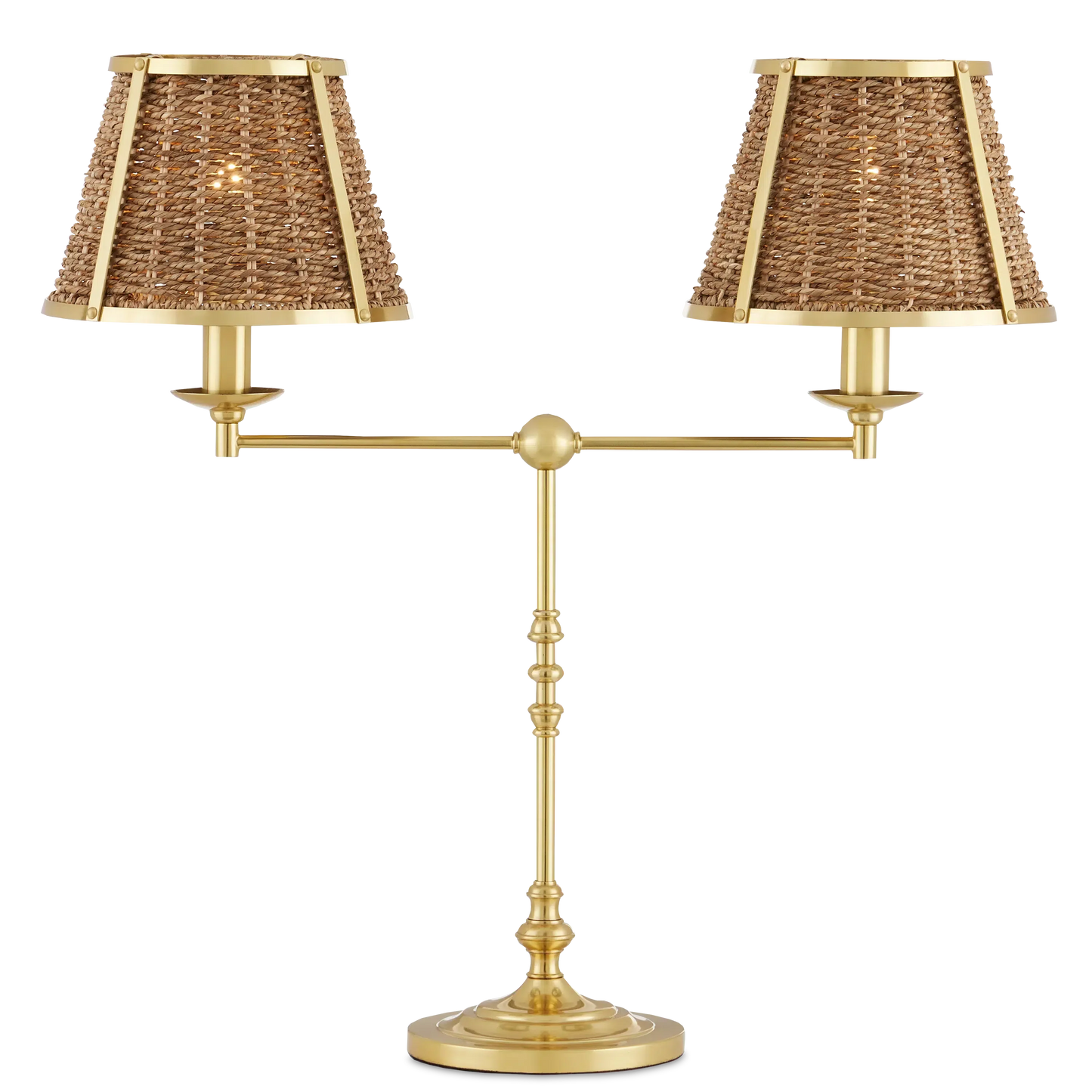 Deauville Desk Lamp-Table Lamps-Currey & Co-Sideboards and Things