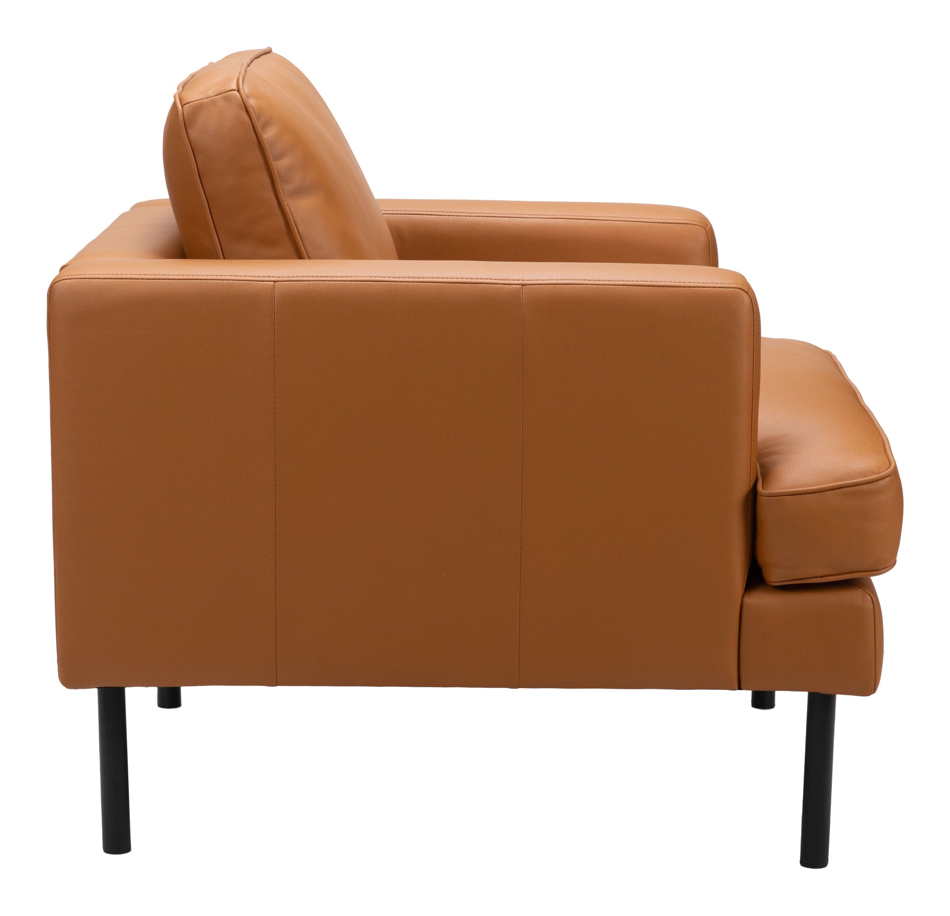 Decade Armchair Brown-Club Chairs-Zuo Modern-LOOMLAN