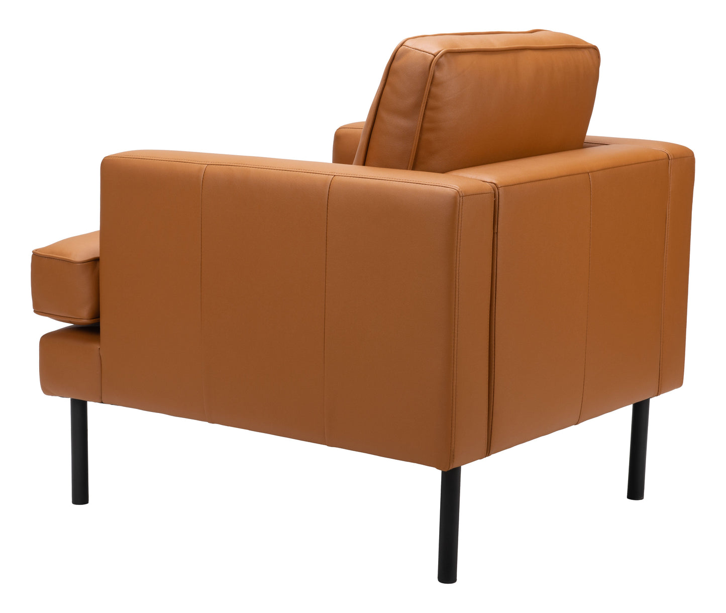 Decade Armchair Brown-Club Chairs-Zuo Modern-LOOMLAN