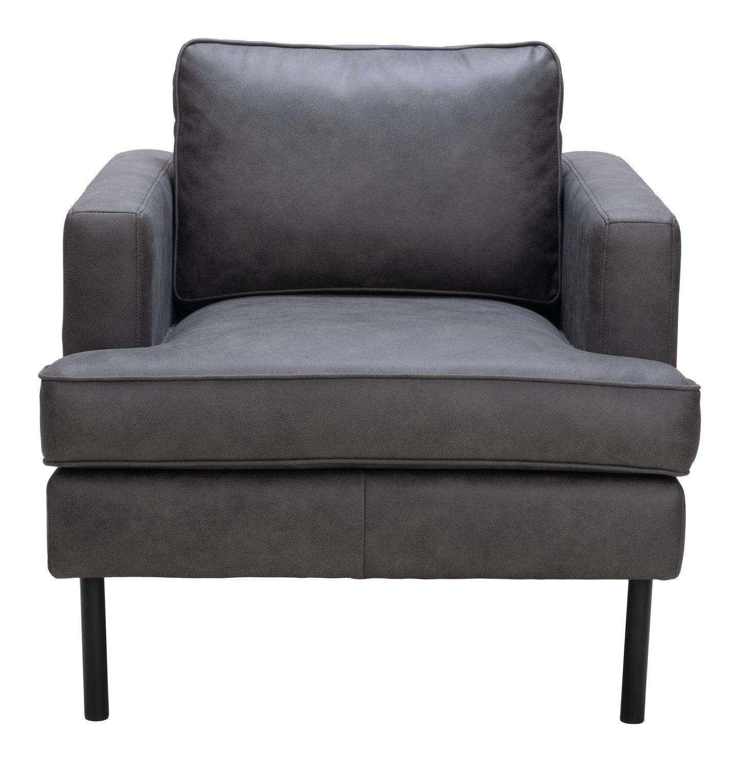 Decade Armchair Vintage Gray-Club Chairs-Zuo Modern-LOOMLAN