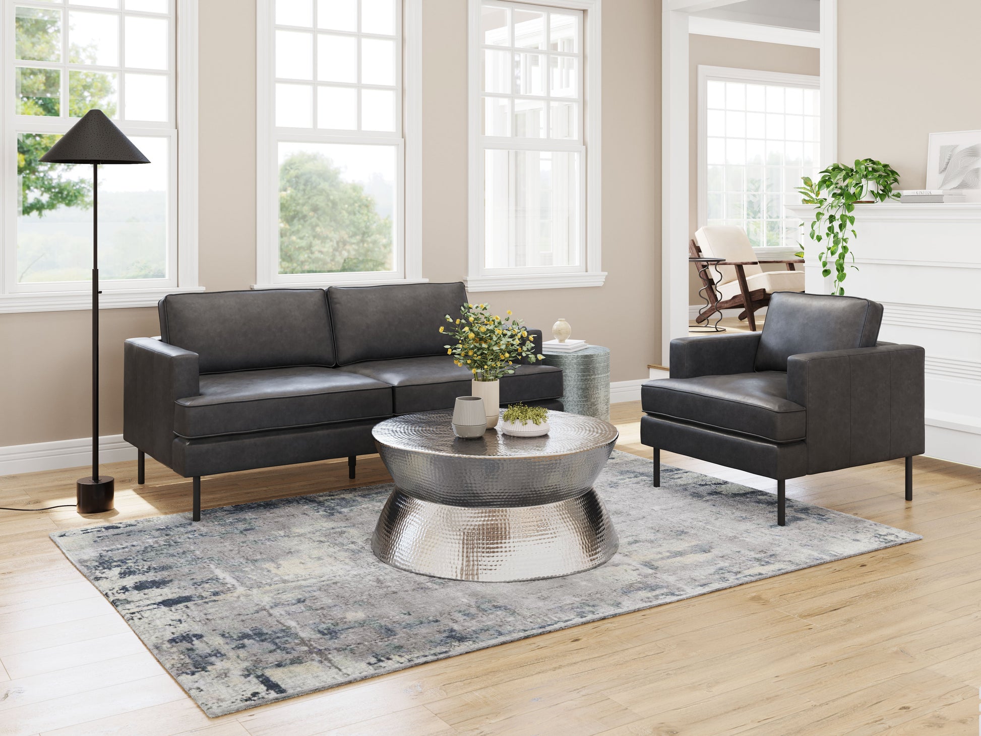 Decade Sofa Vintage Gray-Sofas & Loveseats-Zuo Modern-LOOMLAN