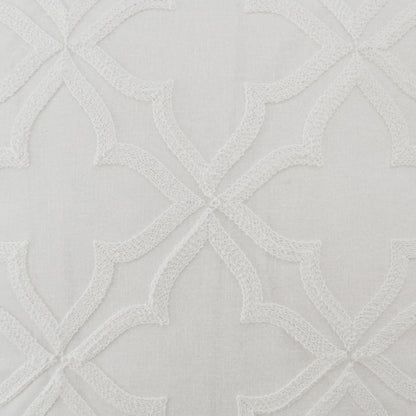 D.V. Kap Decco White Throw Pillow With Insert