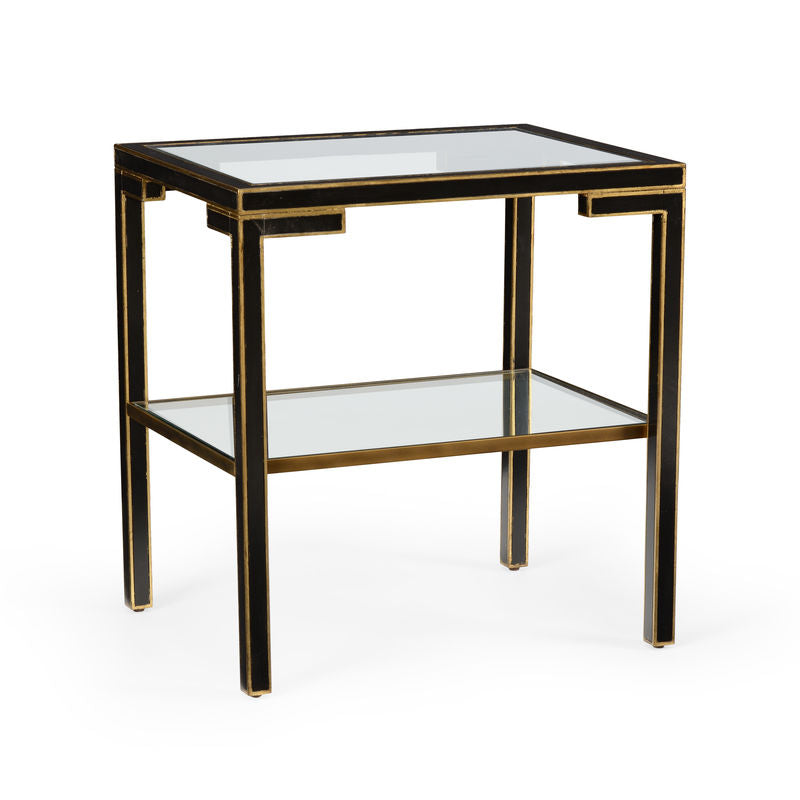 Chelsea House Decker Wood Framed Rectangular Side Table