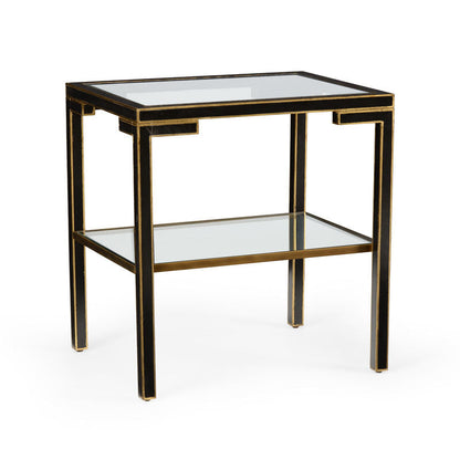 Chelsea House Decker Wood Framed Rectangular Side Table