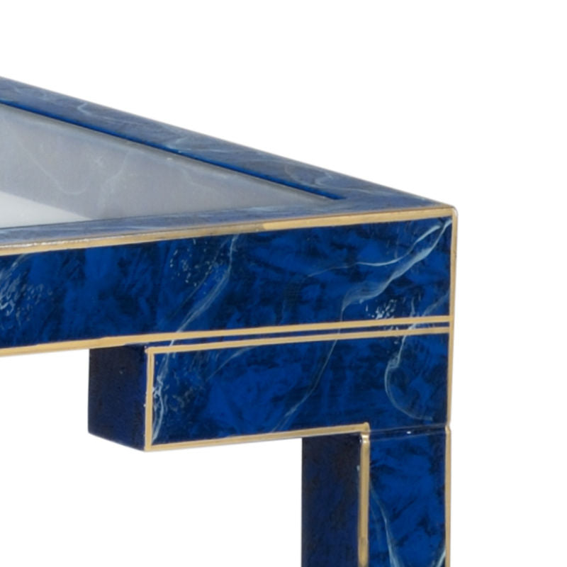 Chelsea House Decker Wood Framed Rectangular Side Table