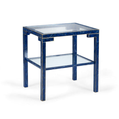 Chelsea House Decker Wood Framed Rectangular Side Table