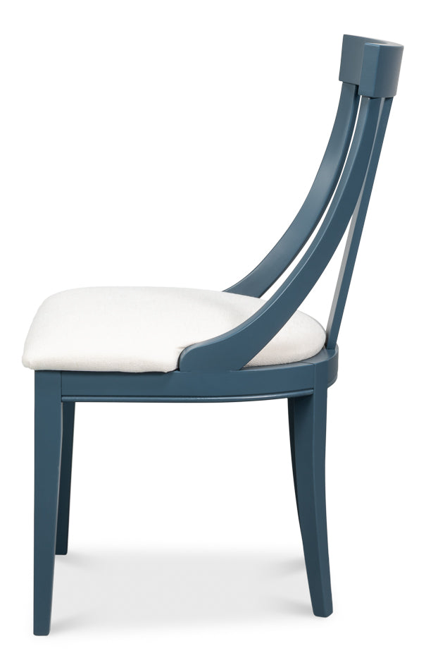 Sarreid Deco Fabric Armless Dining Chair 2PC