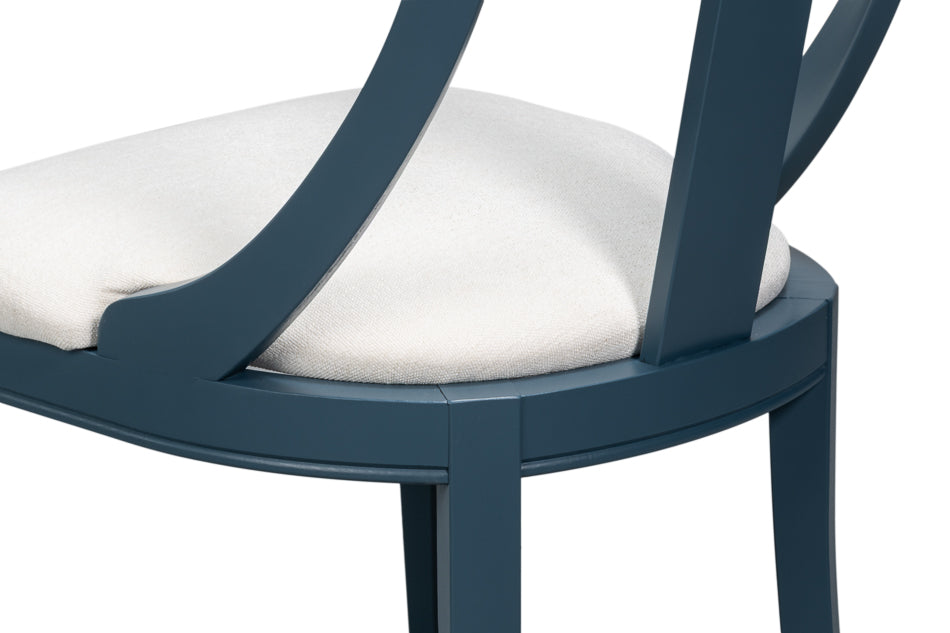 Sarreid Deco Fabric Armless Dining Chair 2PC