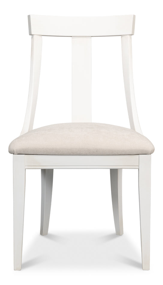 Sarreid Deco Fabric Armless Dining Chair 2PC