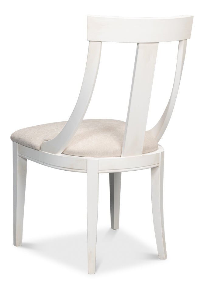 Sarreid Deco Fabric Armless Dining Chair 2PC