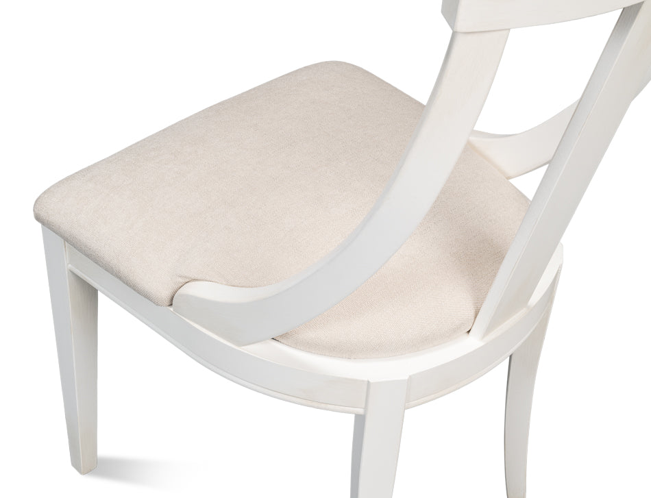 Sarreid Deco Fabric Armless Dining Chair 2PC