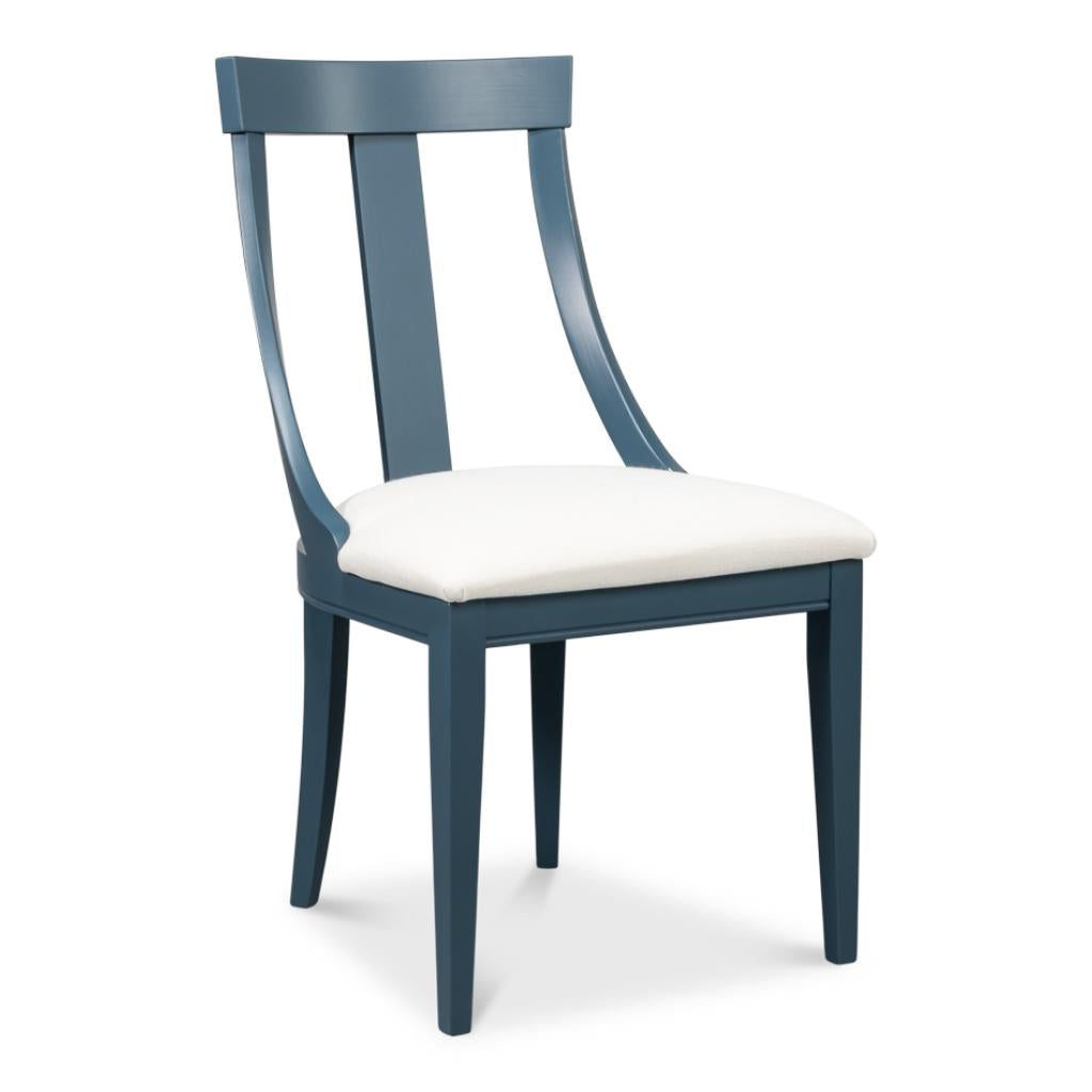 Sarreid Deco Fabric Armless Dining Chair 2PC