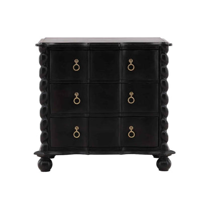 Deeds Wooden Black Chest