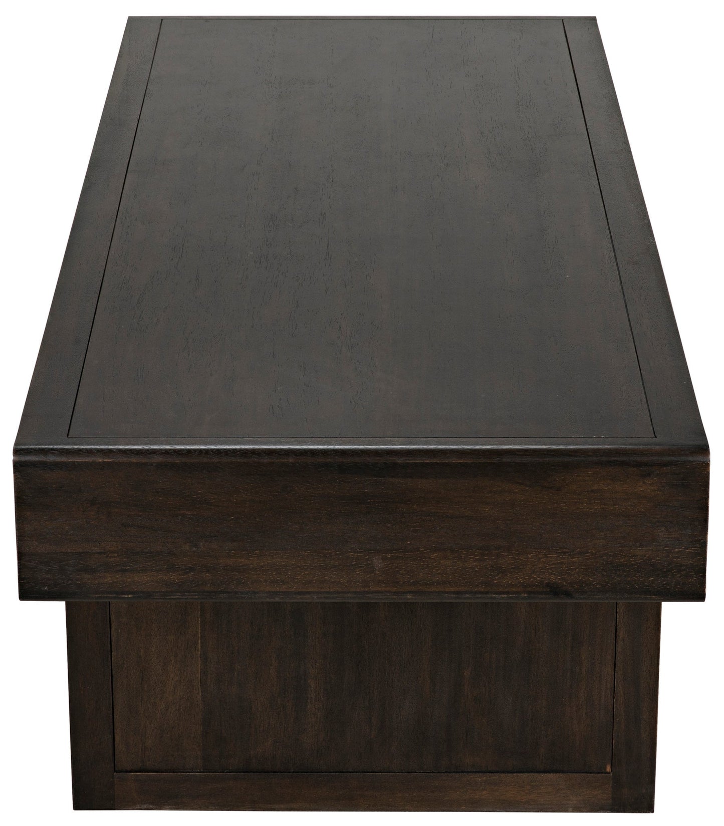 Degas Desk, Ebony Walnut Wood Desk With Drawers-Home Office Desks-Noir-Sideboards and Things