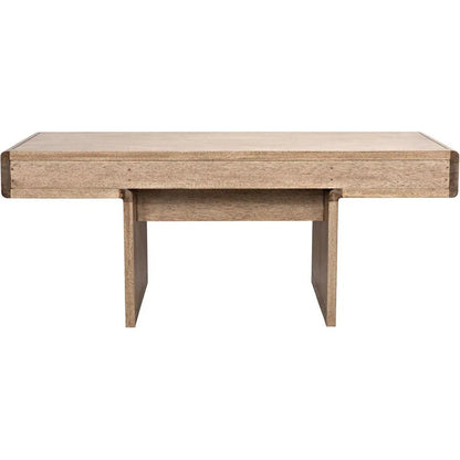 Degas Desk, Washed Walnut Wood Desk Drawers