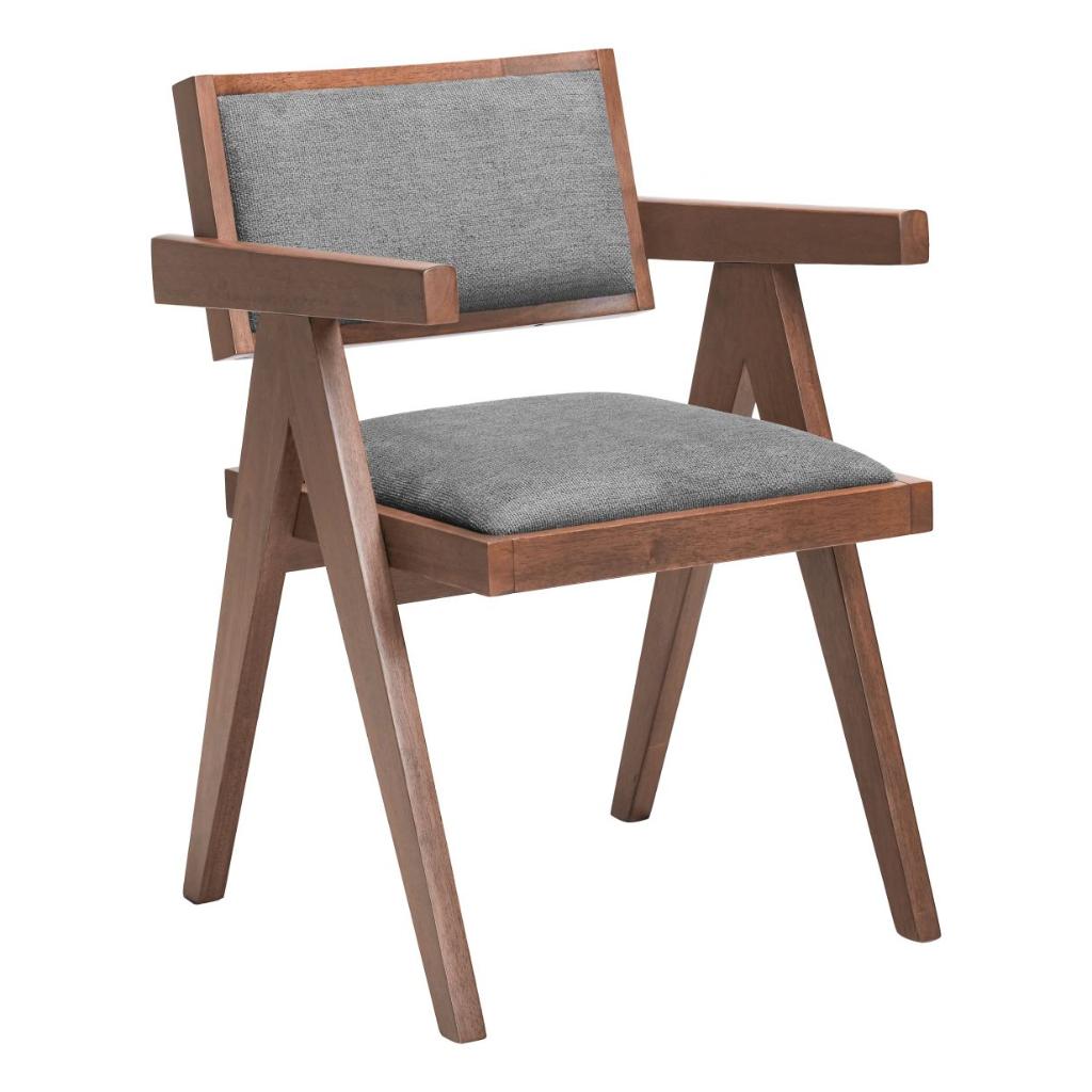 Zuo Modern Delhi Grey Fabric Dining Chair 2PC