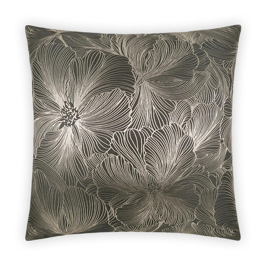 Delhi Pillow - Grey-Throw Pillows-D.V. KAP-LOOMLAN