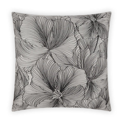 D.V. Kap Delhi Smoke Grey Throw Pillow With Insert