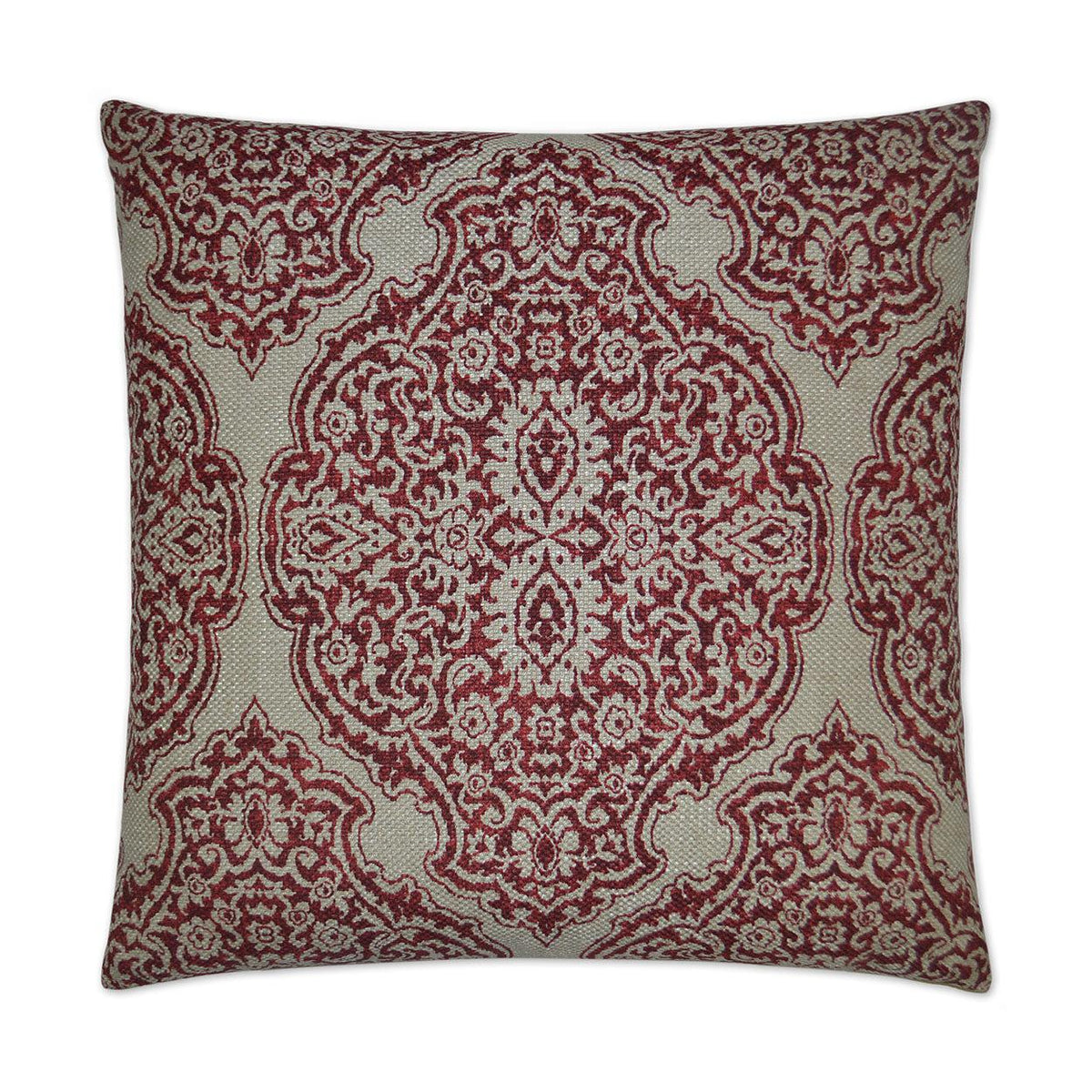 D.V. Kap Delmonico Red Throw Pillow With Insert