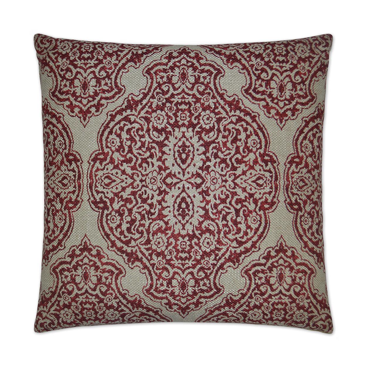 D.V. Kap Delmonico Red Throw Pillow With Insert