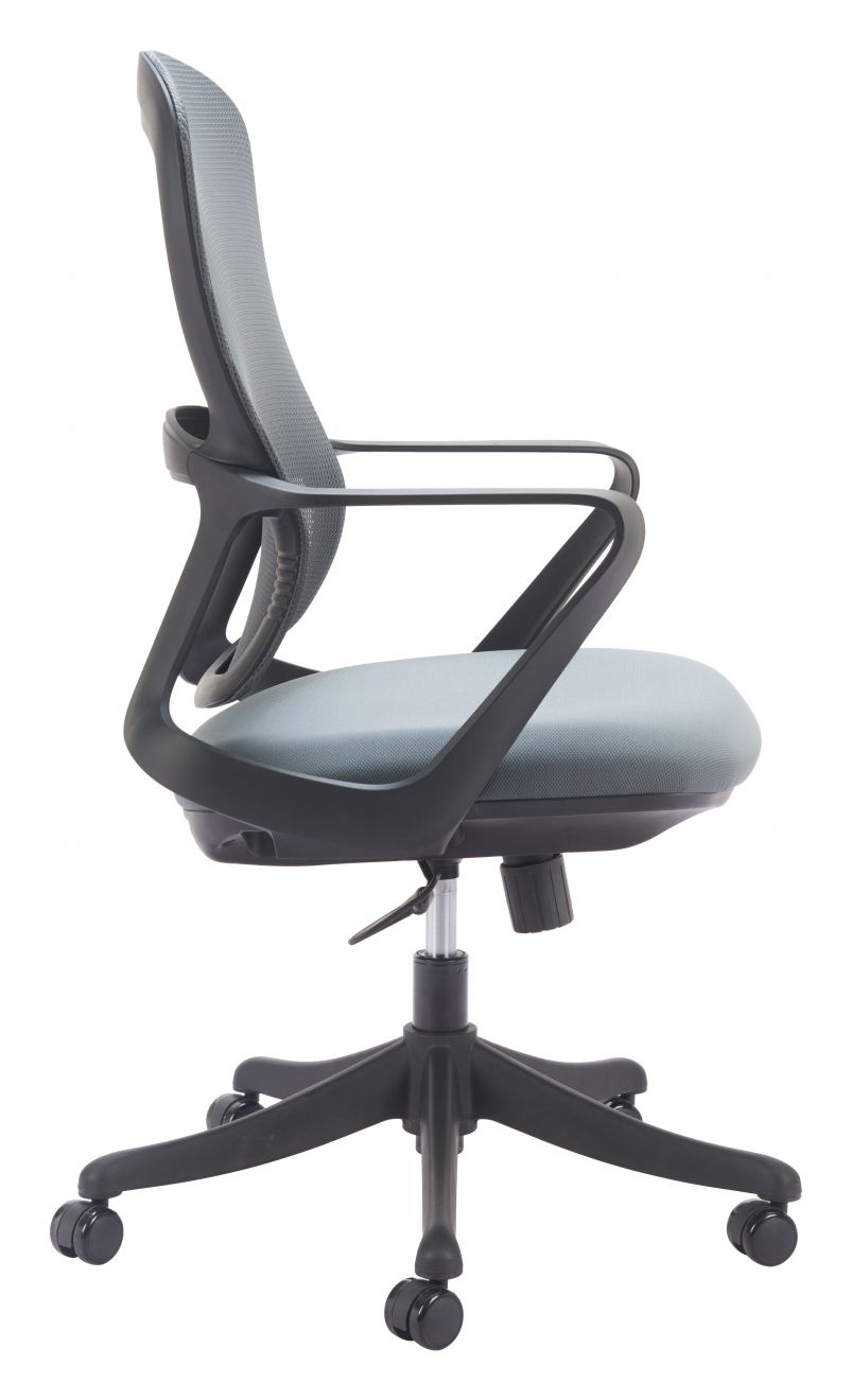 Zuo Modern Delo Grey Mesh Fabric Office Chair