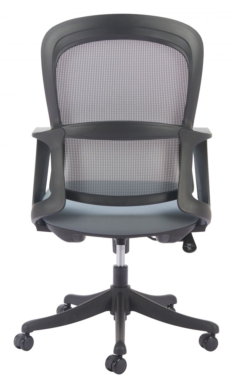 Zuo Modern Delo Grey Mesh Fabric Office Chair