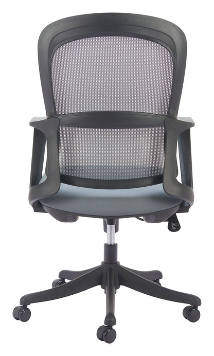 Zuo Modern Delo Grey Mesh Fabric Office Chair
