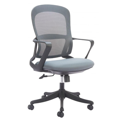 Zuo Modern Delo Grey Mesh Fabric Office Chair