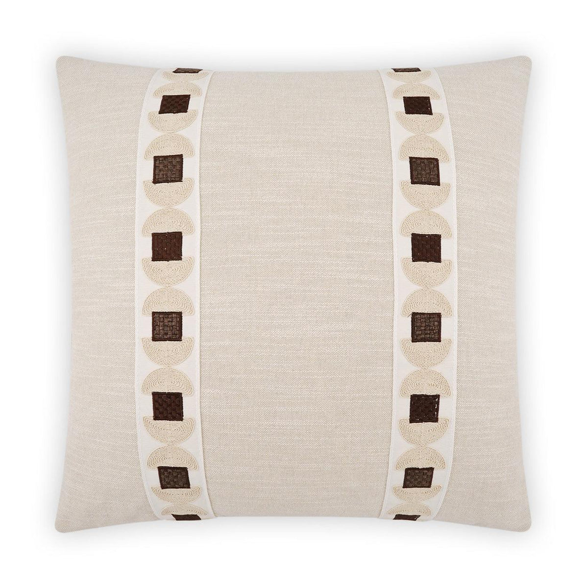 D.V. Kap Demeter Brown Throw Pillow With Insert