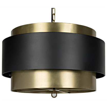 Demetrius Metal Pendant-Pendants-Noir-Sideboards and Things