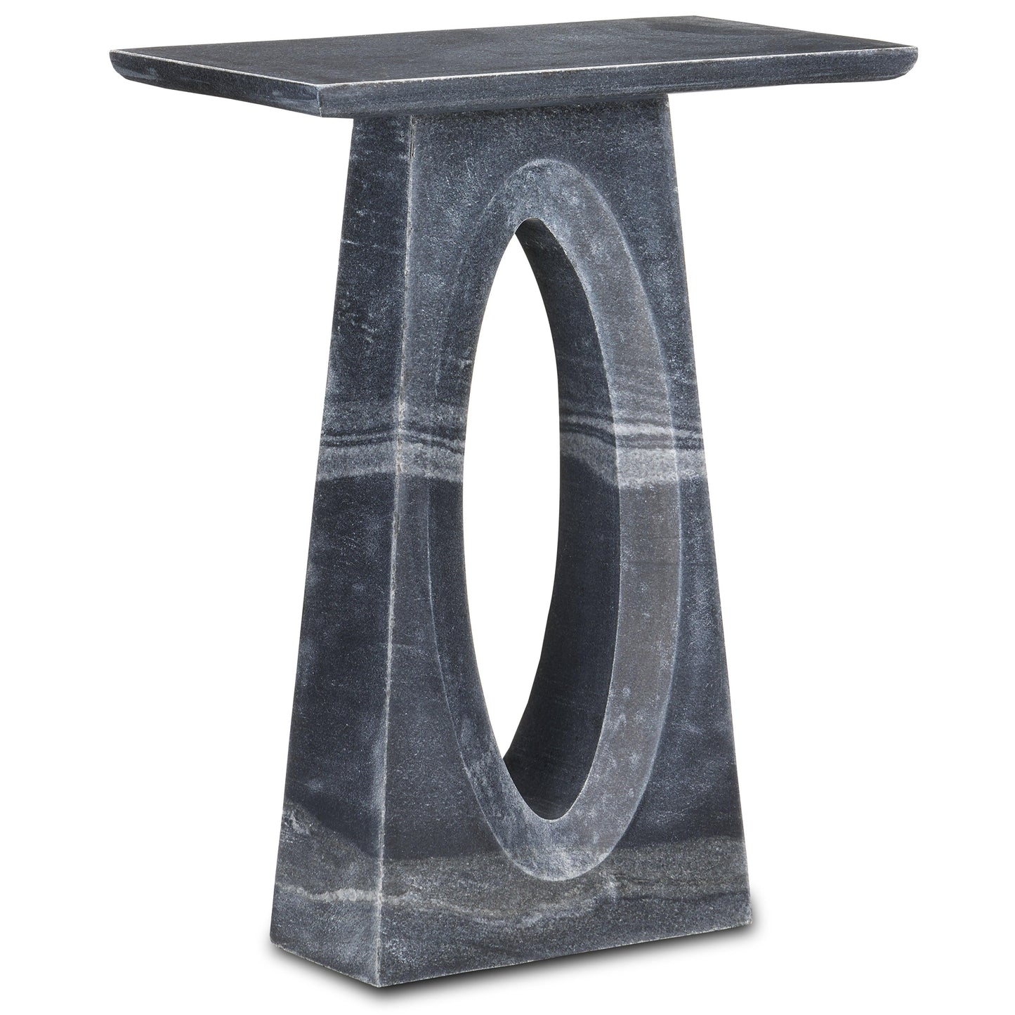 Demi Black Side Table Side Tables Sideboards and Things By Currey & Co