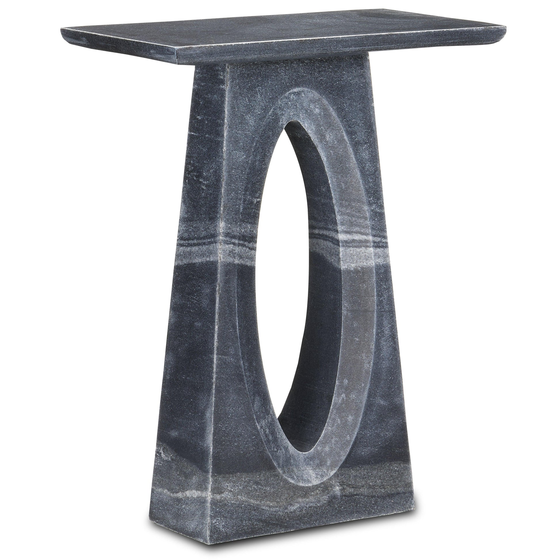 Demi Black Side Table Side Tables Sideboards and Things By Currey & Co