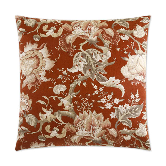 Dennehy Pillow - Red-Throw Pillows-D.V. KAP-LOOMLAN