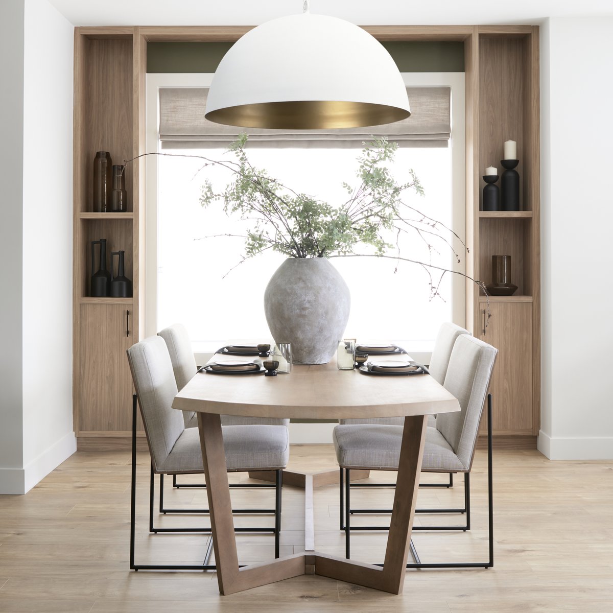 Mercana Denver Wooden Brown Dining Table
