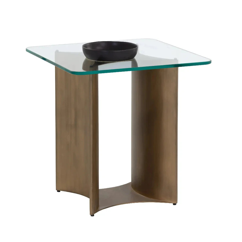 Denver Iron Based Rectangular Side Table