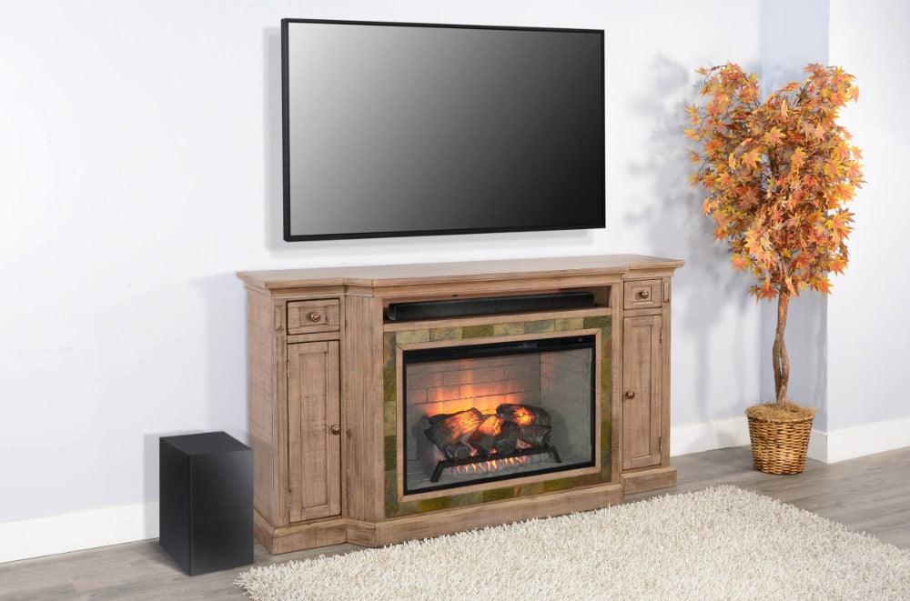 Desert Rock Tv Console Only Light Brown TV Stands & Media Centers Sideboards and Things By Sunny D