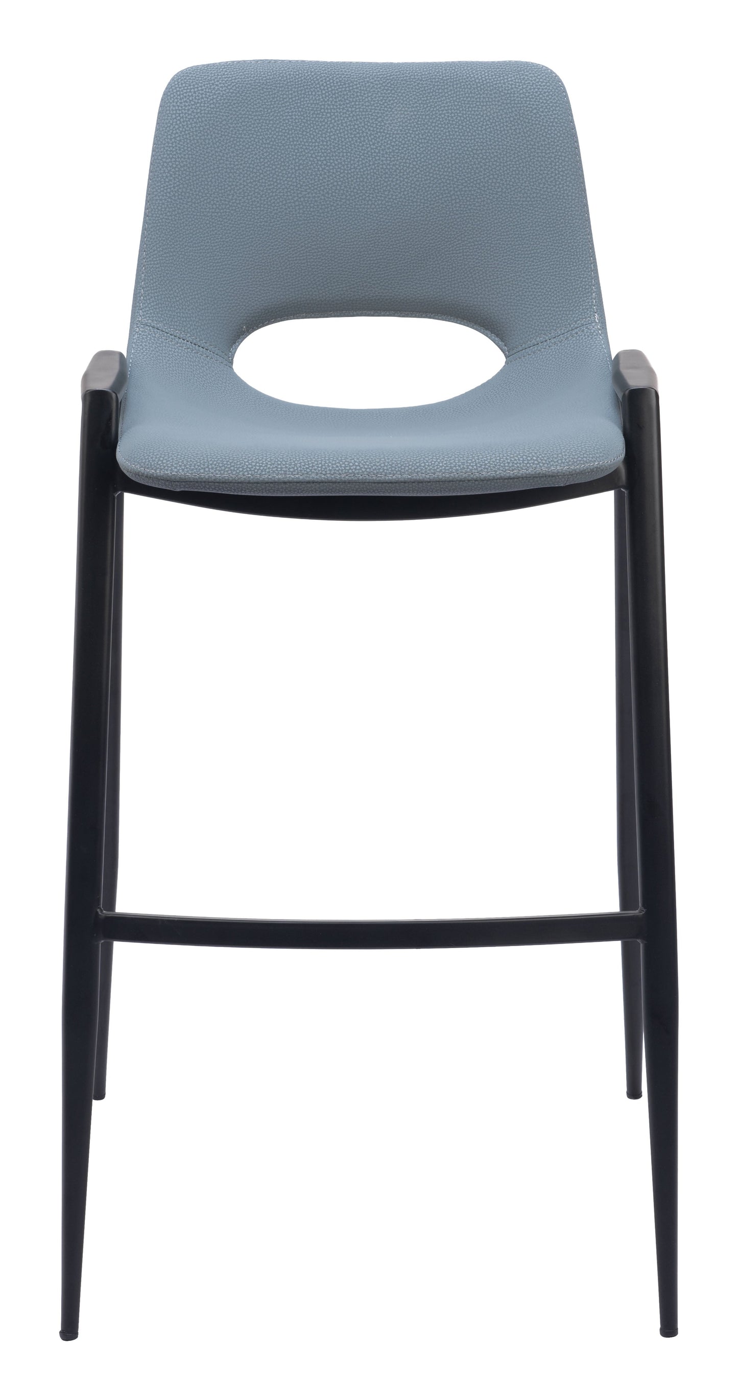 Desi Barstool (Set of 2) Blue-Bar Stools-Zuo Modern-LOOMLAN