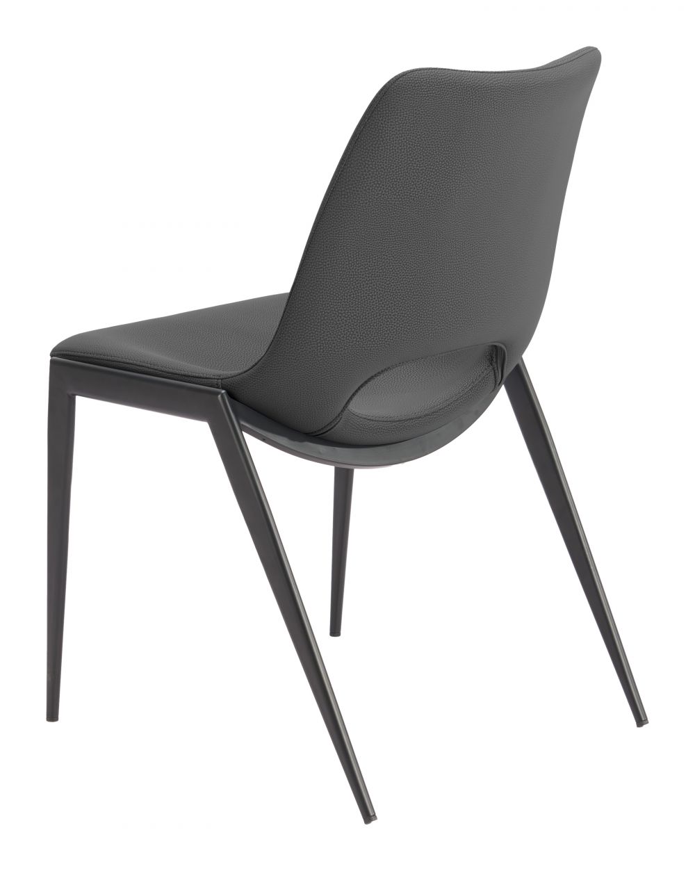 Zuo Modern Desi Faux Leather Armless Dining Chair 2PC