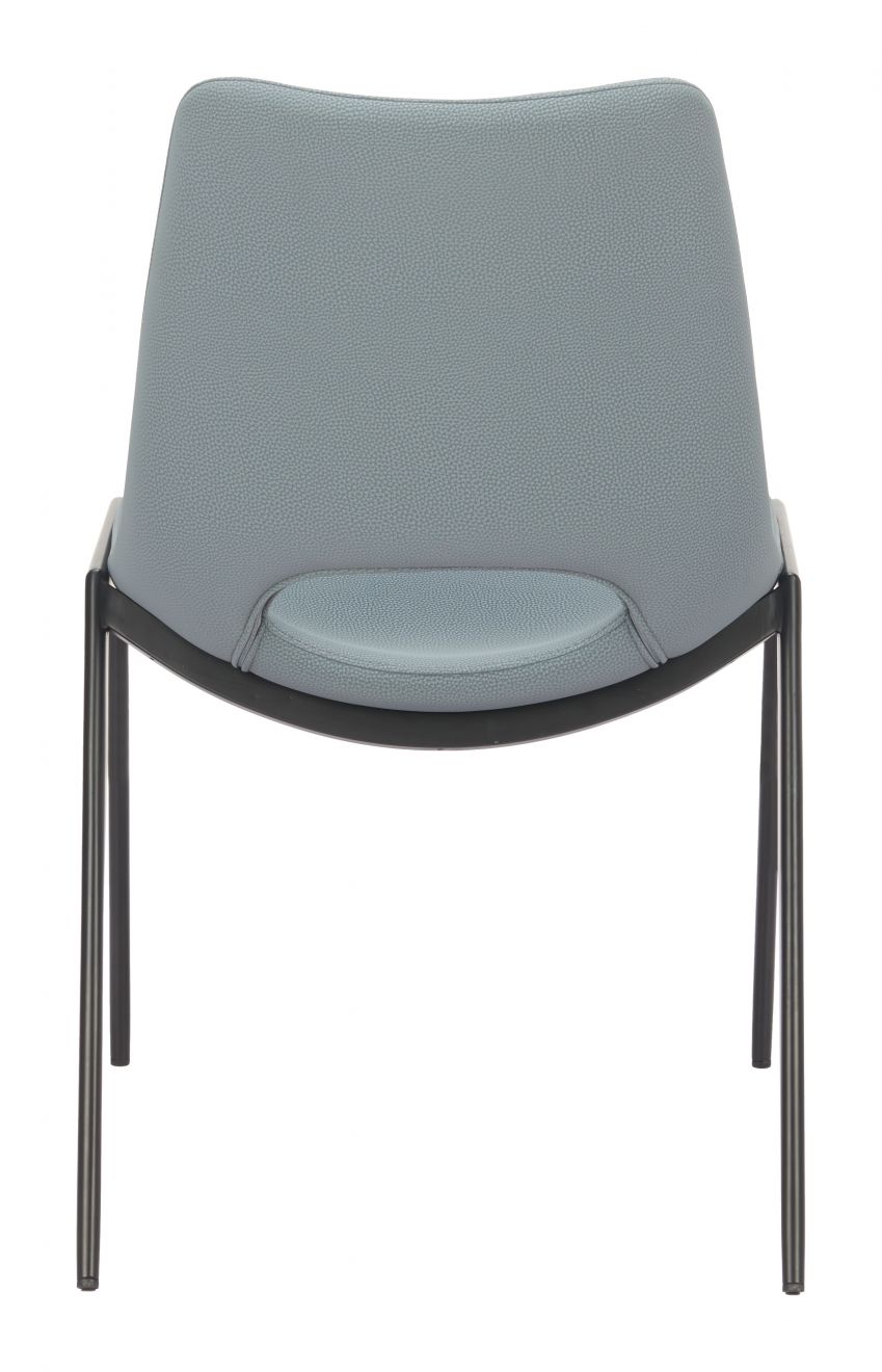 Zuo Modern Desi Faux Leather Armless Dining Chair 2PC