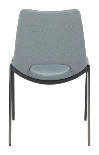 Zuo Modern Desi Faux Leather Armless Dining Chair 2PC