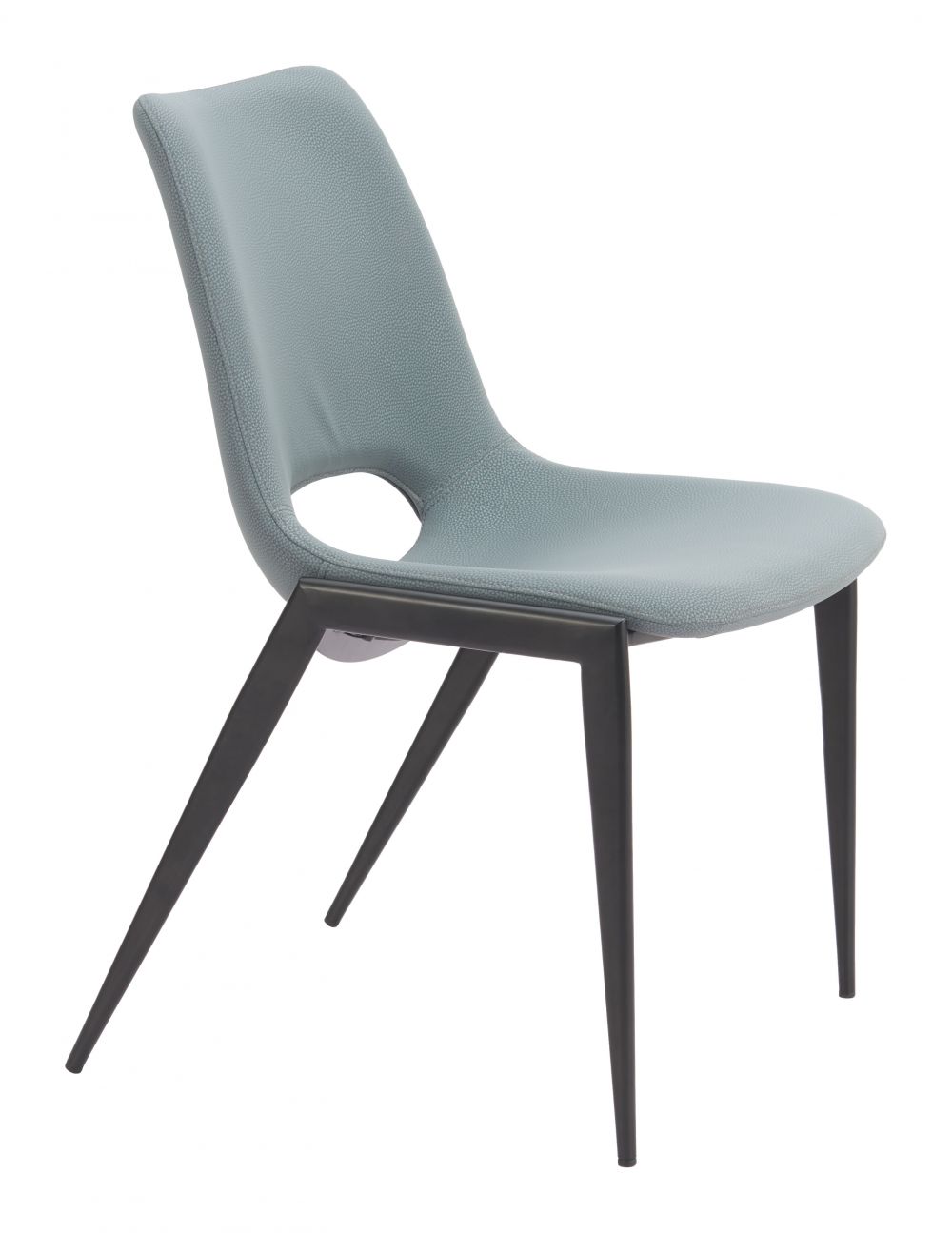 Zuo Modern Desi Faux Leather Armless Dining Chair 2PC