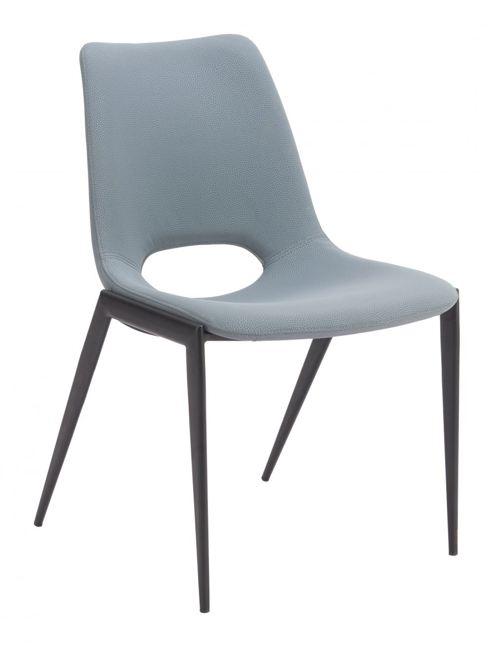 Zuo Modern Desi Faux Leather Armless Dining Chair 2PC