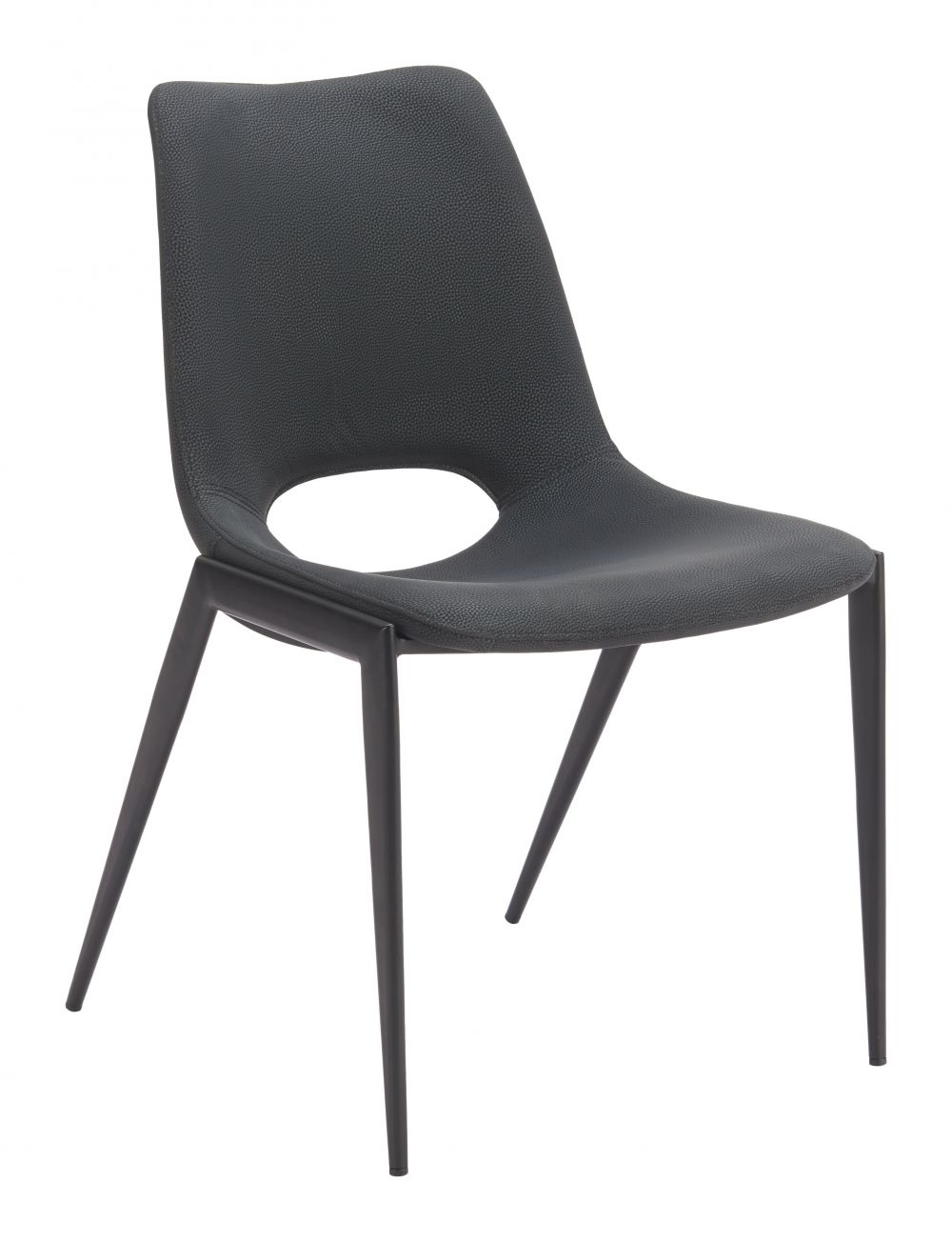 Zuo Modern Desi Faux Leather Armless Dining Chair 2PC