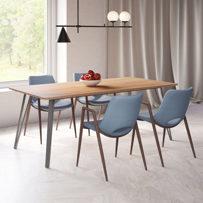 Zuo Modern Desi Faux Leather Dining Chair 2PC