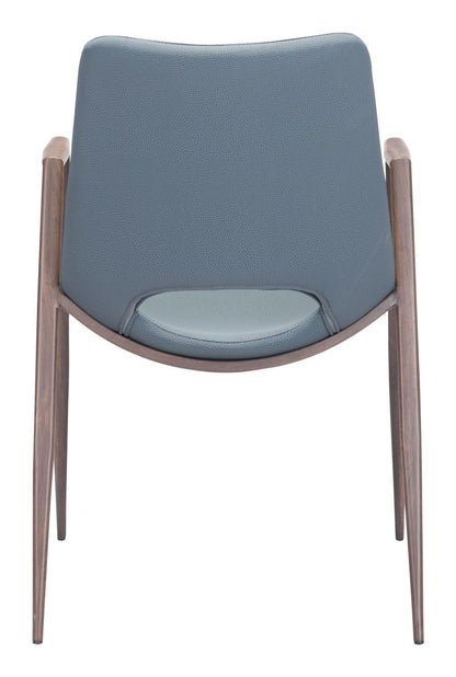 Zuo Modern Desi Faux Leather Dining Chair 2PC