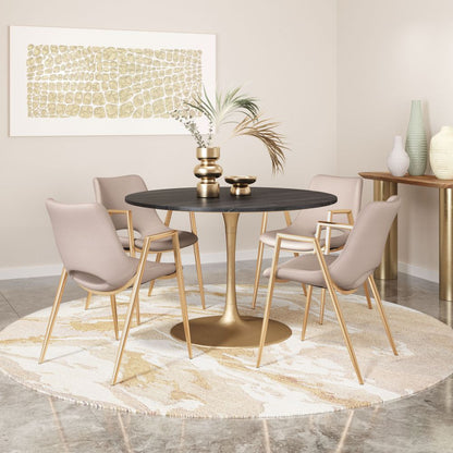 Zuo Modern Desi Faux Leather Dining Chair 2PC
