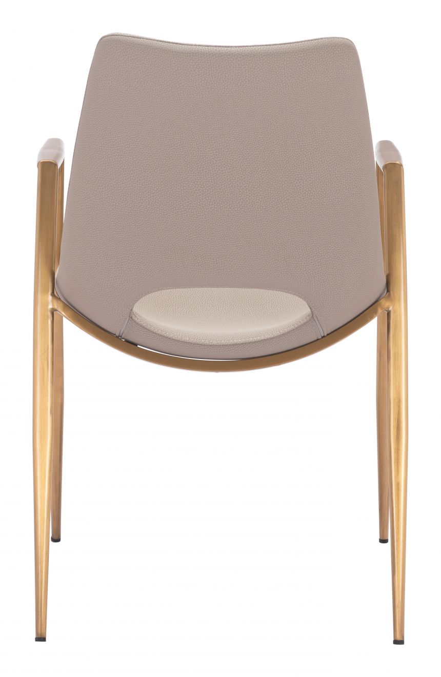 Zuo Modern Desi Faux Leather Dining Chair 2PC