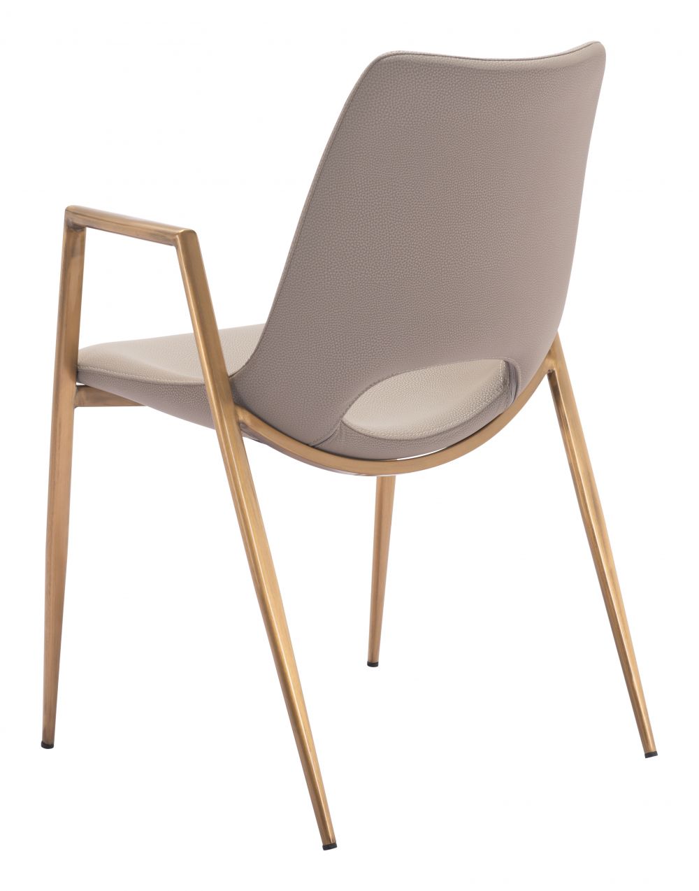 Zuo Modern Desi Faux Leather Dining Chair 2PC
